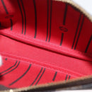 LOUIS VUITTON Damier Ebene T&B Mini Pochette Pouch N58011 Auth 172452A-11