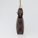 LOUIS VUITTON Damier Ebene T&B Mini Pochette Pouch N58011 Auth 172452A-3