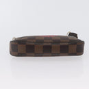 LOUIS VUITTON Damier Ebene T&B Mini Pochette Täschchen N58011 Auth 172452A-5