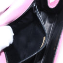 CHANEL Matelasse Chain Camelia Schoudertas Canvas Roze Goud CC Auth 172461V-27