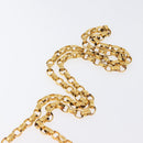 CHANEL Matelasse Chain Camelia Schoudertas Canvas Roze Goud CC Auth 172461V-14