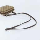 GUCCI GG Canvas Shoulder Bag Beige Silver 120975 Auth 172462-7