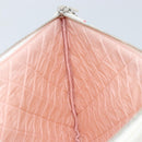 CHANEL Matelasse Clutch Bag Canvas White Silver CC Auth 172468V-18