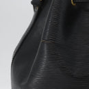 LOUIS VUITTON Epi Noe Shoulder Bag Black M44002 LV Auth 172470-3