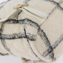 CHANEL Matelasse Chain Backpack Tweed White Gold CC Auth 172472SM-17