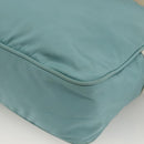PRADA Shoulder Bag Nylon Light Blue Silver Auth 172476A-16