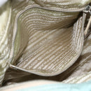 PRADA Shoulder Bag Nylon Light Blue Silver Auth 172476A-22