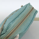 PRADA Shoulder Bag Nylon Light Blue Silver Auth 172476A-6