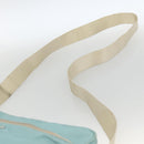 PRADA Shoulder Bag Nylon Light Blue Silver Auth 172476A-8