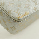 LOUIS VUITTON Monogram Shine Chain McKenna Bag Silver M92362 LV Auth 172477A-15