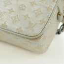 LOUIS VUITTON Monogram Shine Chain McKenna Bag Silver M92362 LV Auth 172477A-16