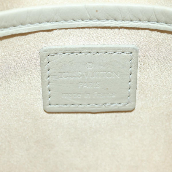 LOUIS VUITTON Monogram Shine Chain McKenna Bag Silver M92362 LV Auth 172477A