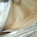 LOUIS VUITTON Monogram Shine Chain McKenna Bag Silver M92362 LV Auth 172477A-23