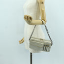 LOUIS VUITTON Monogram Shine Chain McKenna Bag Silver M92362 LV Auth 172477A-24