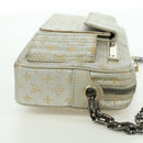 LOUIS VUITTON Monogram Shine Chain McKenna Bag Silver M92362 LV Auth 172477A-4