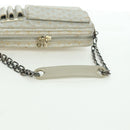LOUIS VUITTON Monogram Shine Chain McKenna Bag Silver M92362 LV Auth 172477A-7