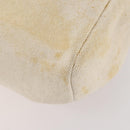 HERMES Herbag Ad PM Rugzak Canvas Leer 2way Beige Zilver Auth 172481-15