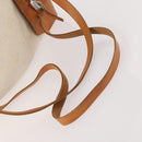 HERMES Herbag Ad PM Rugzak Canvas Leer 2way Beige Zilver Auth 172481-9
