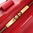 SAINT LAURENT Cabas Classic Hand Bag Leather Red Gold 311208 Auth 172487M-20