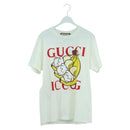 GUCCI Short Sleeved T Shirt Cotton White Auth 172489M-1