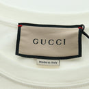 GUCCI Short Sleeved T Shirt Cotton White Auth 172489M-11