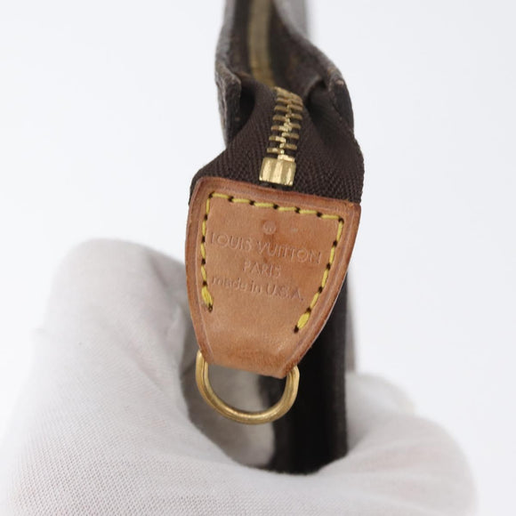 LOUIS VUITTON Monogram Bucket PM Accessory Pouch LV Auth 172490