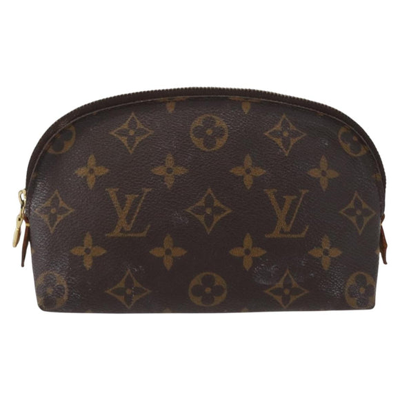 LOUIS VUITTON Monogram Pochette Cosmetic PM Pouch M43998 LV Auth 172493