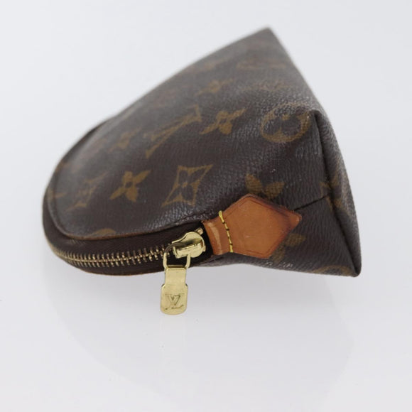 LOUIS VUITTON Monogram Pochette Cosmetic PM Pouch M43998 LV Auth 172493