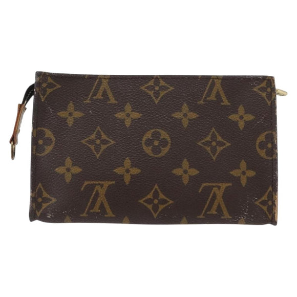 LOUIS VUITTON Monogram Bucket PM Accessory Pouch LV Auth 172498