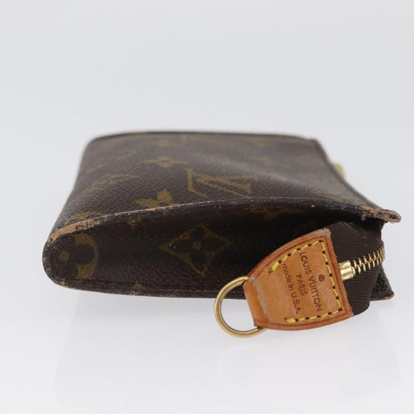LOUIS VUITTON Monogram Bucket PM Accessory Pouch LV Auth 172499
