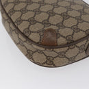 GUCCI GG Supreme Web Sherry Line Bag PVC Beige Gold 89 02 066 Auth 172511-17