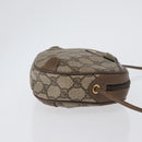 GUCCI GG Supreme Web Sherry Line Bag PVC Beige Gold 89 02 066 Auth 172511-3