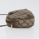 GUCCI GG Supreme Web Sherry Line Bag PVC Beige Gold 89 02 066 Auth 172511-5