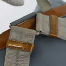 PRADA Backpack Nylon Light Blue Silver Auth 172516-15