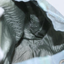 PRADA Backpack Nylon Light Blue Silver Auth 172516-27