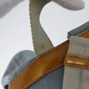 PRADA Backpack Nylon Light Blue Silver Auth 172516-8