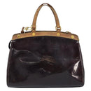 LOUIS VUITTON Monogram Vernis Blair MM Bag 2way Amarante M91619 LV Auth 172517-3
