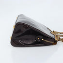 LOUIS VUITTON Monogram Vernis Blair MM Bag 2way Amarante M91619 LV Auth 172517-4