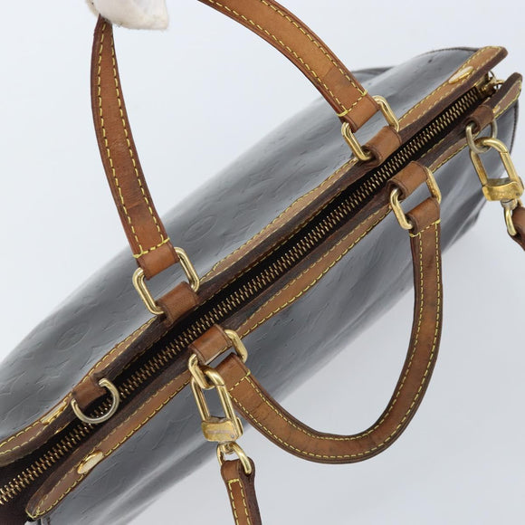 LOUIS VUITTON Monogram Vernis Blair MM Bag 2way Amarante M91619 LV Auth 172517