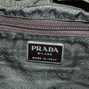 PRADA Backpack Nylon Green Silver Auth 172520-22