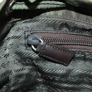 PRADA Backpack Nylon Green Silver Auth 172520-23