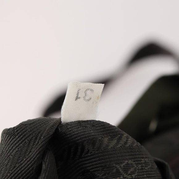 PRADA Backpack Nylon Green Silver Auth 172520