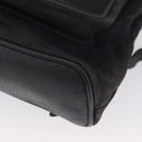 GUCCI Bamboo Backpack Suede Leather Black Gold 003 2058 0016 Auth 172522-15