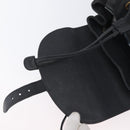 GUCCI Bamboo Backpack Suede Leather Black Gold 003 2058 0016 Auth 172522-21