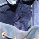 GUCCI Bamboo Backpack Suede Leather Black Gold 003 2058 0016 Auth 172522-25