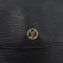 LOUIS VUITTON Epi Montaigne 23 Clutch Bag Black M52662 LV Auth 172524-17