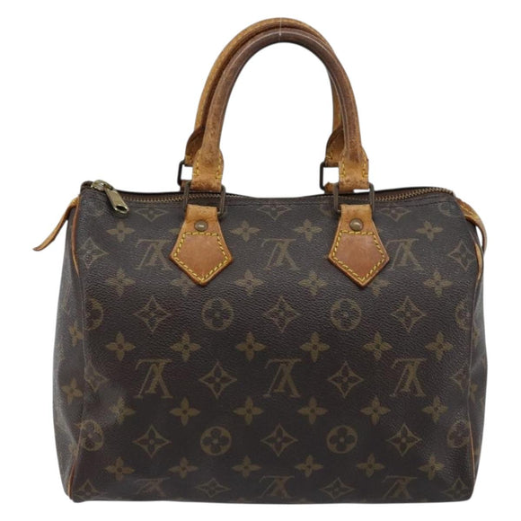 LOUIS VUITTON Monogram Speedy 25 Hand Bag M41528 LV Auth 172527