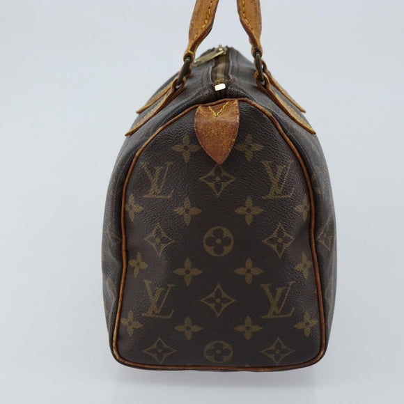 LOUIS VUITTON Monogram Speedy 25 Hand Bag M41528 LV Auth 172527