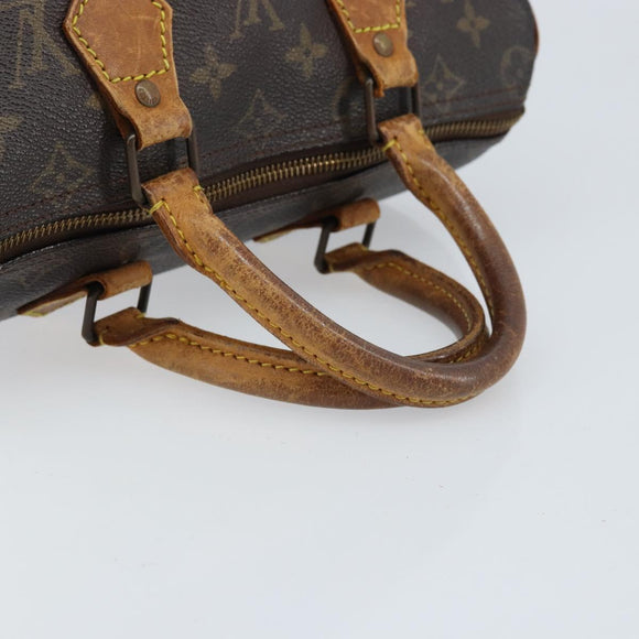LOUIS VUITTON Monogram Speedy 25 Hand Bag M41528 LV Auth 172527