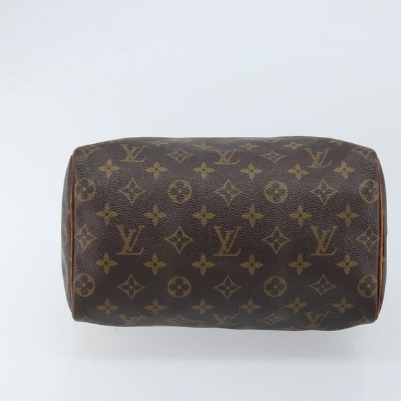 LOUIS VUITTON Monogram Speedy 25 Hand Bag M41528 LV Auth 172527